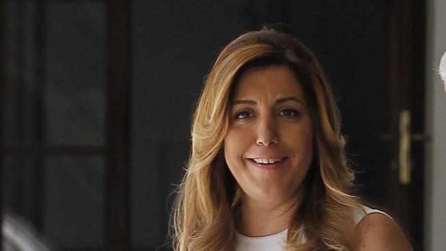 Susana Díaz, el pasado martes en el Palacio de San Telmo.