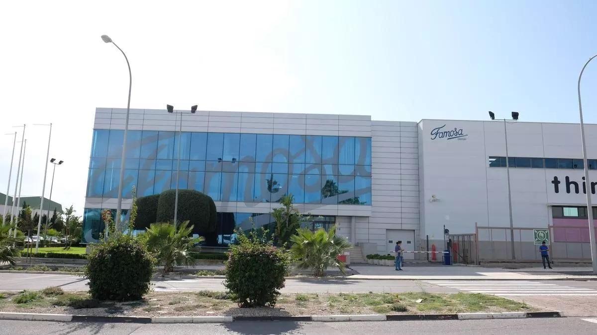 Las instalaciones de Famosa en el polígono de las Atalayas de Alicante.