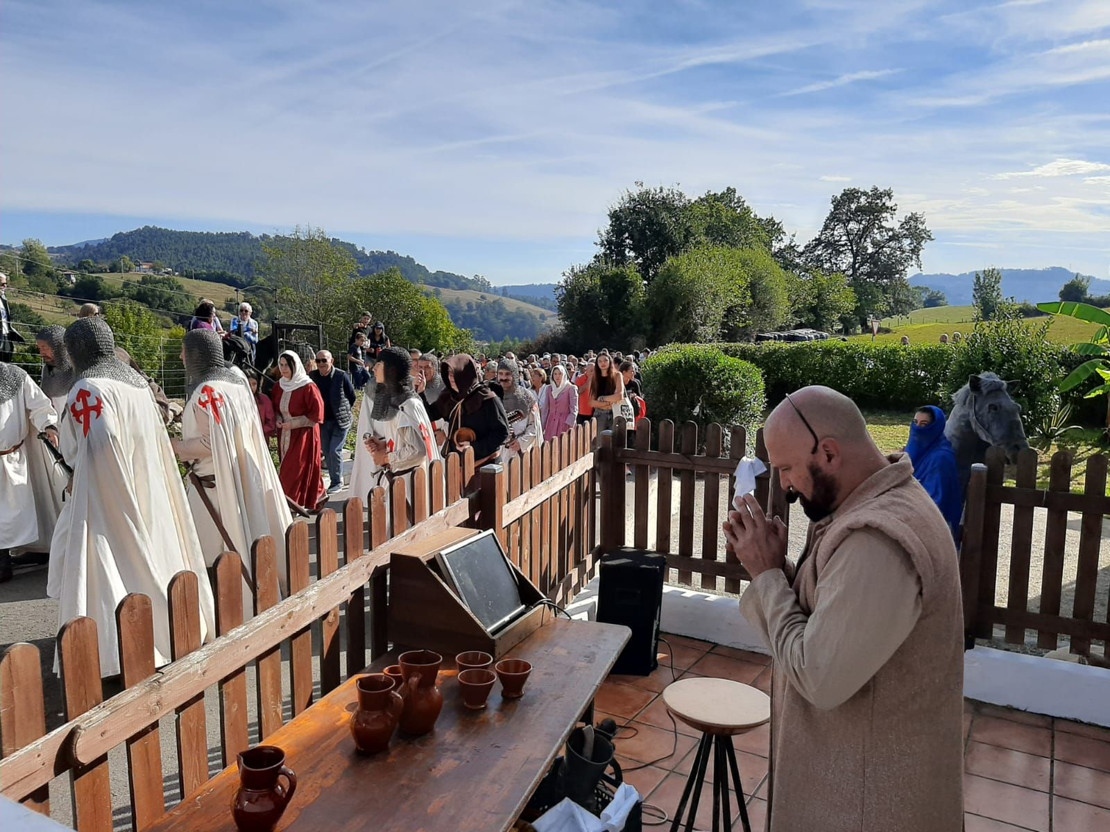 La I Recreación Peregrina en el Santuario del Fresno (Grado) en imágenes