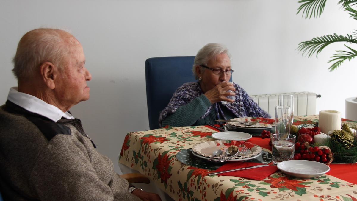 Los residentes de Savia Xirivella y Savia Llíria han podido probar este menú navideño.