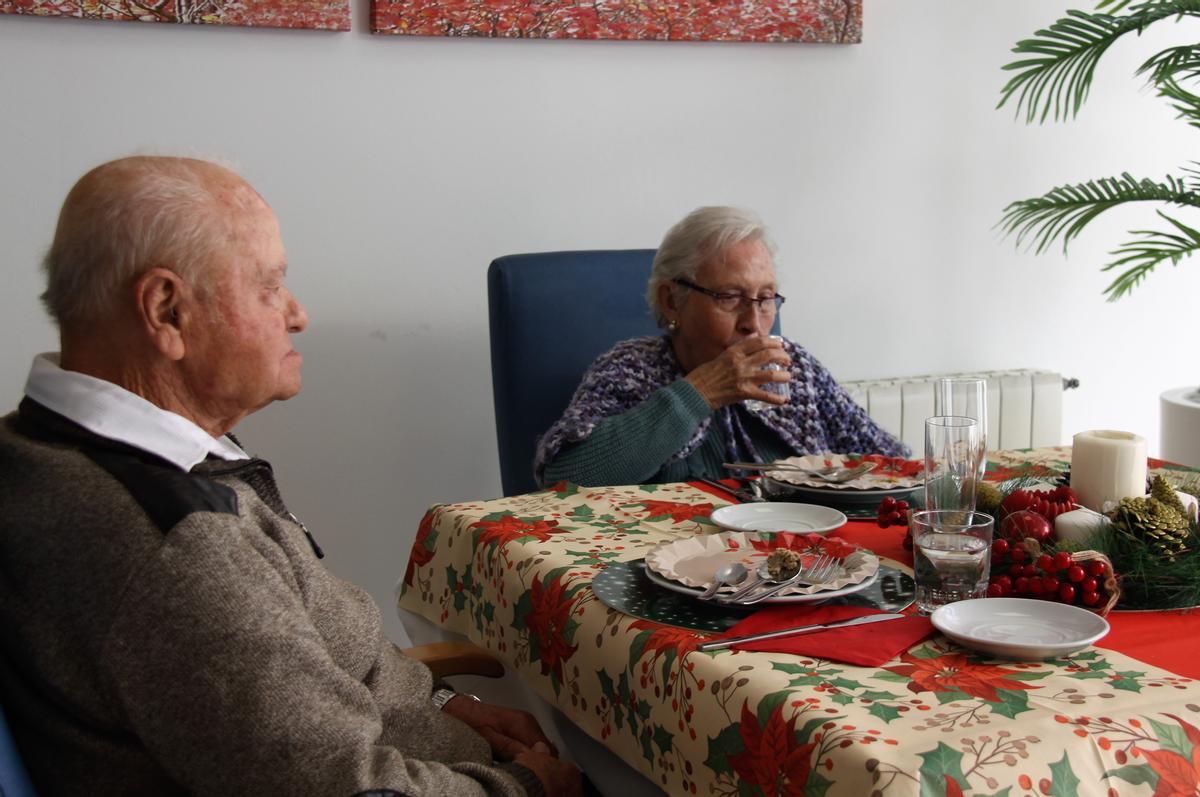 Los residentes de Savia Xirivella y Savia Llíria han podido probar este menú navideño.