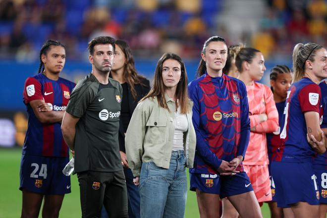 Liga F: FC Barcelona - Betis, el partido de despedida de Sandra Paños, Mariona Caldentey y Jonatan Giráldez, en imágenes