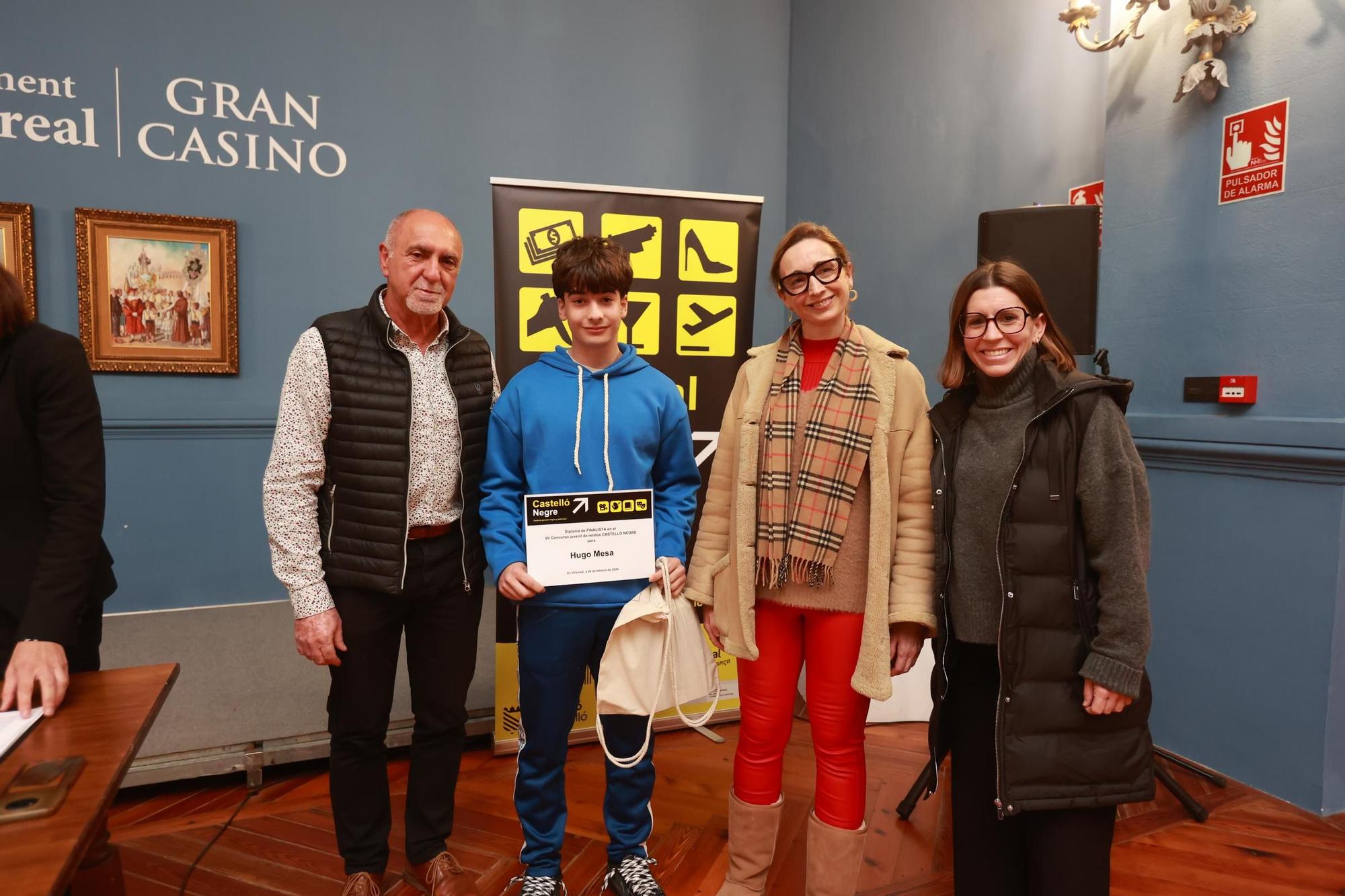 Las imágenes de la entrega en Vila-real de los premios a los relatos juveniles de Castelló Negre