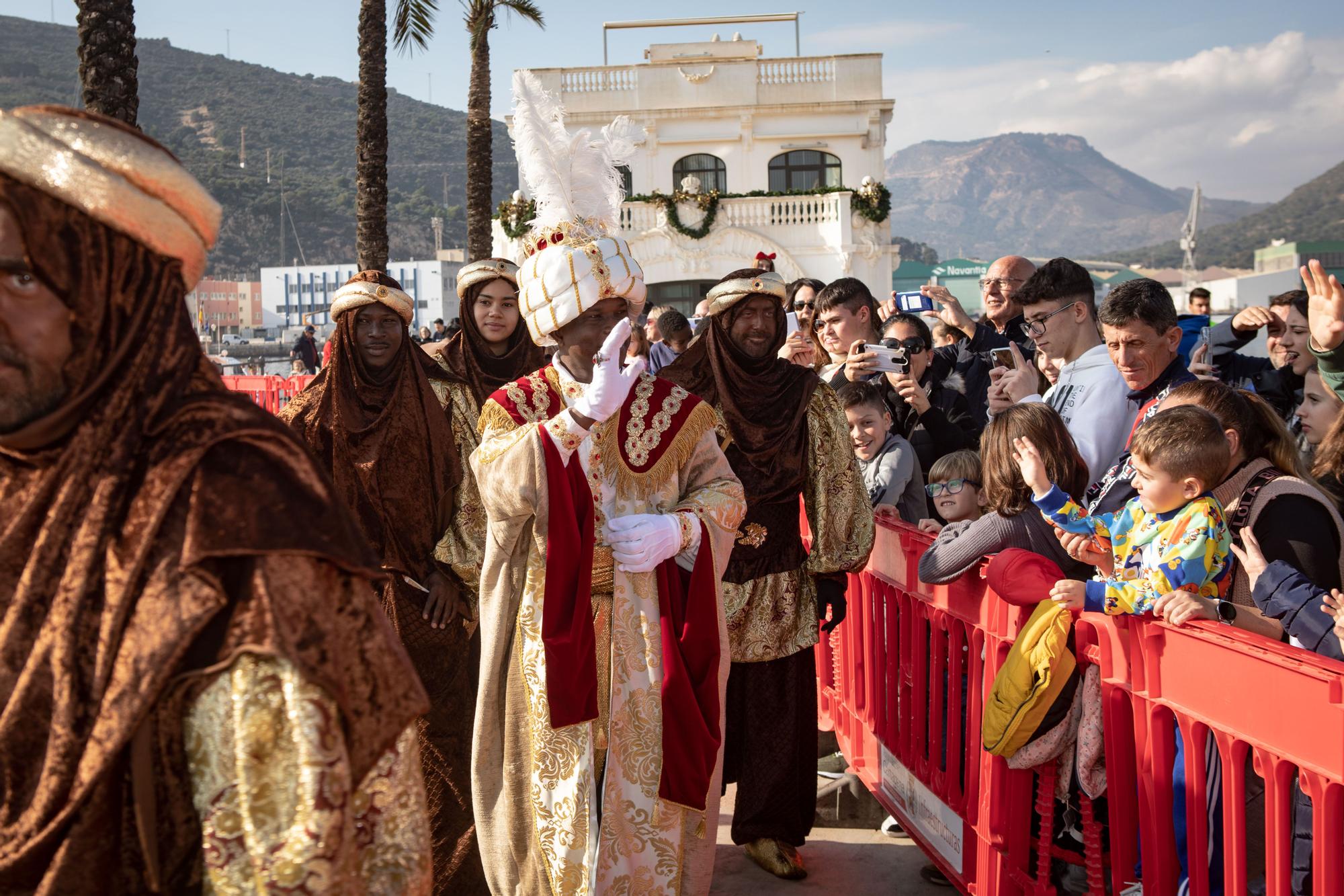 Los Reyes Magos desembarcan en Cartagena