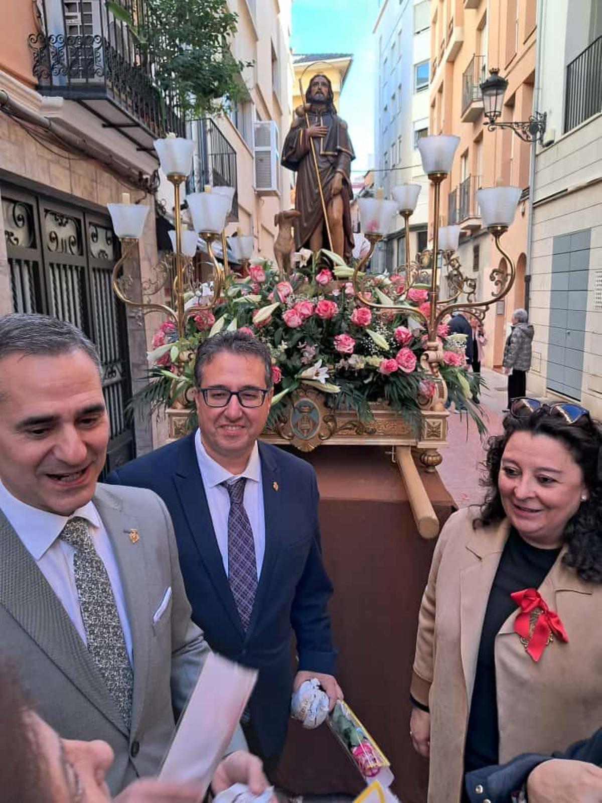 Ortolá, el pasado 9 de noviembre, cuando fue nombrado clavario de las 'festes de carrer' de Sant Roc de la Vila.