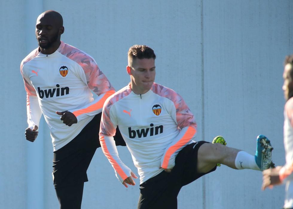 Entrenamiento del Valencia cf