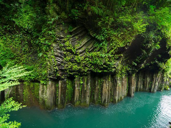 Rio Gokase, Takachiho, Japón