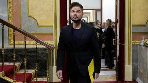 Rufián evita posar termini al referèndum perquè és «una solució multilateral»