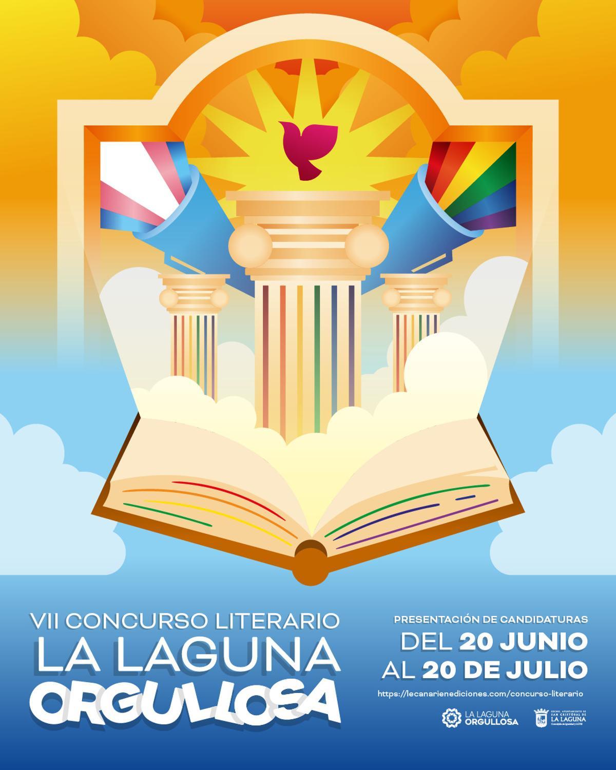Cartel de la séptima edición del concurso literario 'La Laguna Orgullosa'