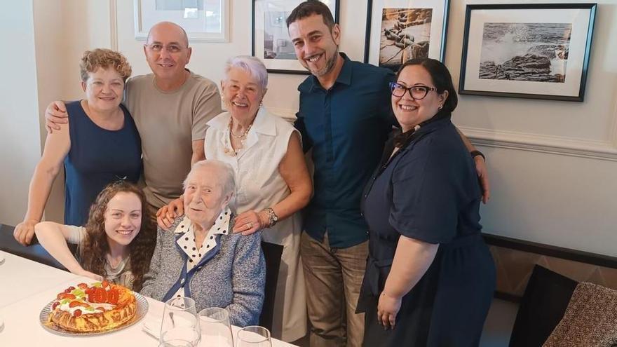 Celsa Carballude, la nueva centenaria de Lalín
