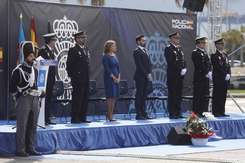 Celebración del día de la Policía Nacional en València