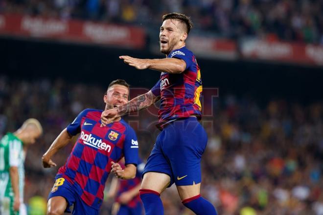 Imágenes del partido entre el FC Barcelona,5 - Betis, 2 correspondiente a la jornada 02 de LaLiga Santander y que se ha disputado en el Camp Nou, Barcelona.