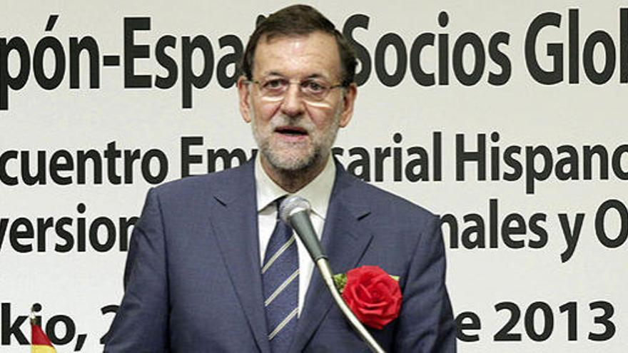 Rajoy, en el Encuentro Empresarial &quot;Japón-España&quot;.