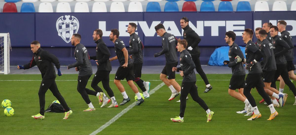 Así ha sido el entrenamiento del Levante UD de hoy