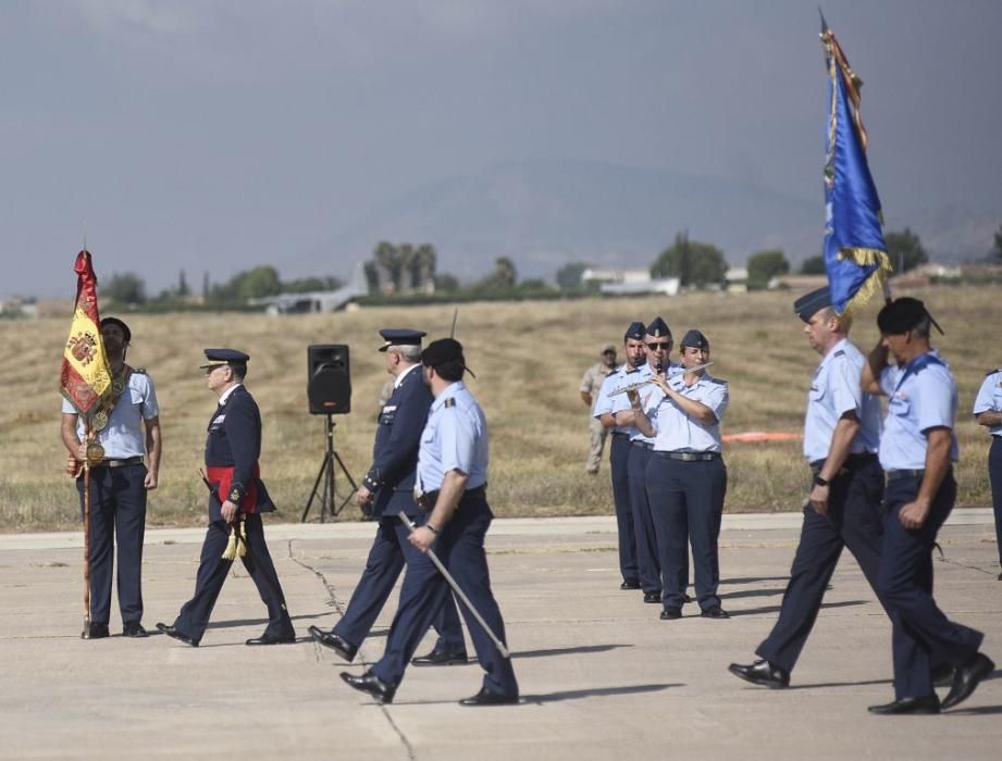Acto de relevo de mando de la Base Aérea de Alcantarilla