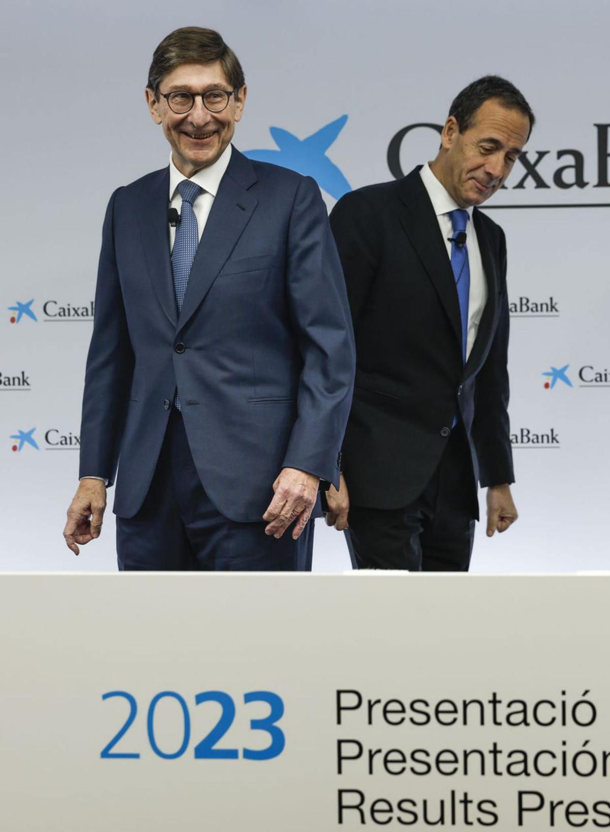 CaixaBank eleva el seu benefici un 54%, fins als 4.816 milions