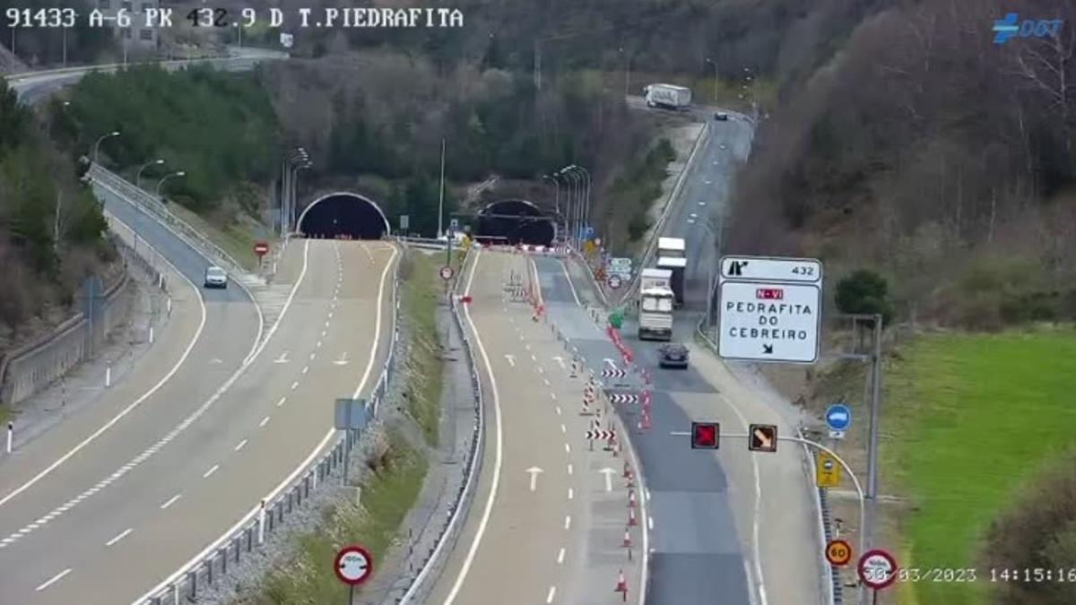 El accidente ocurrió en el kilómetro 431 de la A-6.