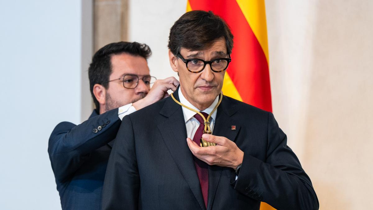 Toma de posesión de Salvador Illa como President de la Generalitat