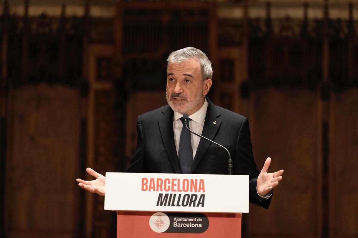El alcalde de Barcelona, Jaume Collboni.
