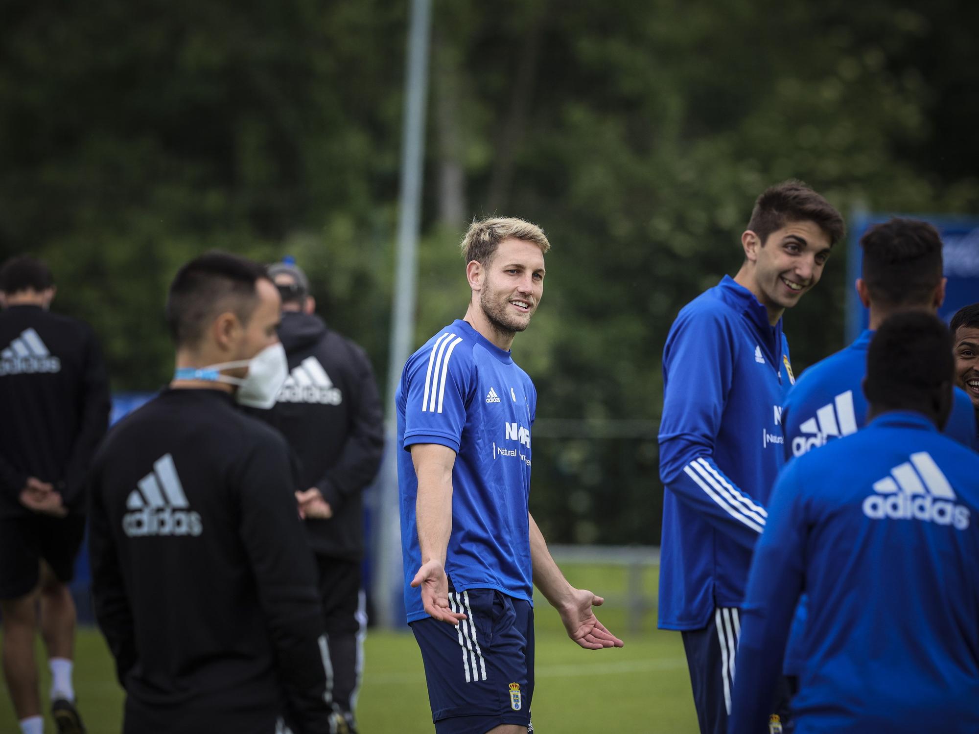 Las imágenes del entrenamiento del Oviedo