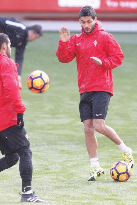 Entrenamiento del Sporting