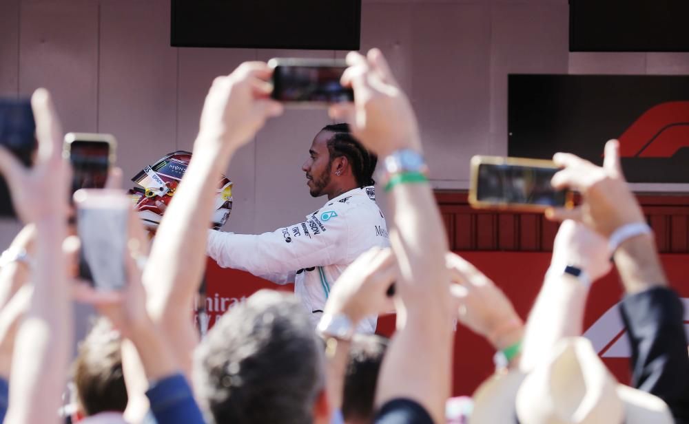 Las fotos de la victoria de Hamilton en Montmeló