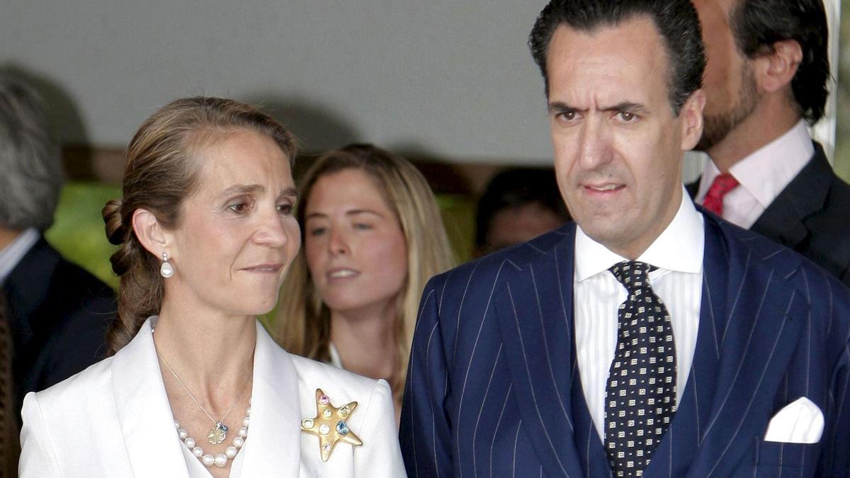 La infanta Elena y Jaime de Marichalar.