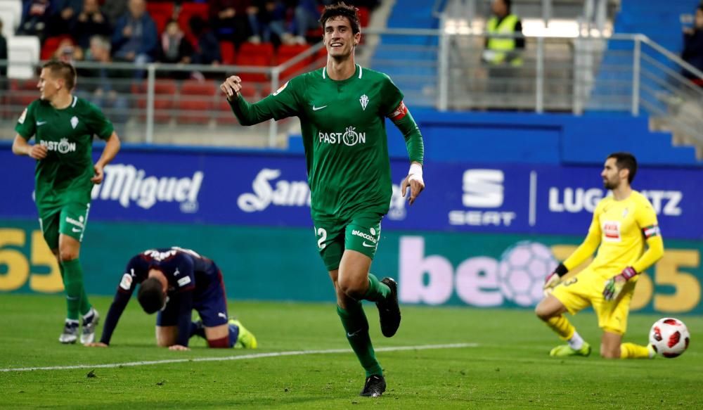 Eibar - Sporting en imágenes