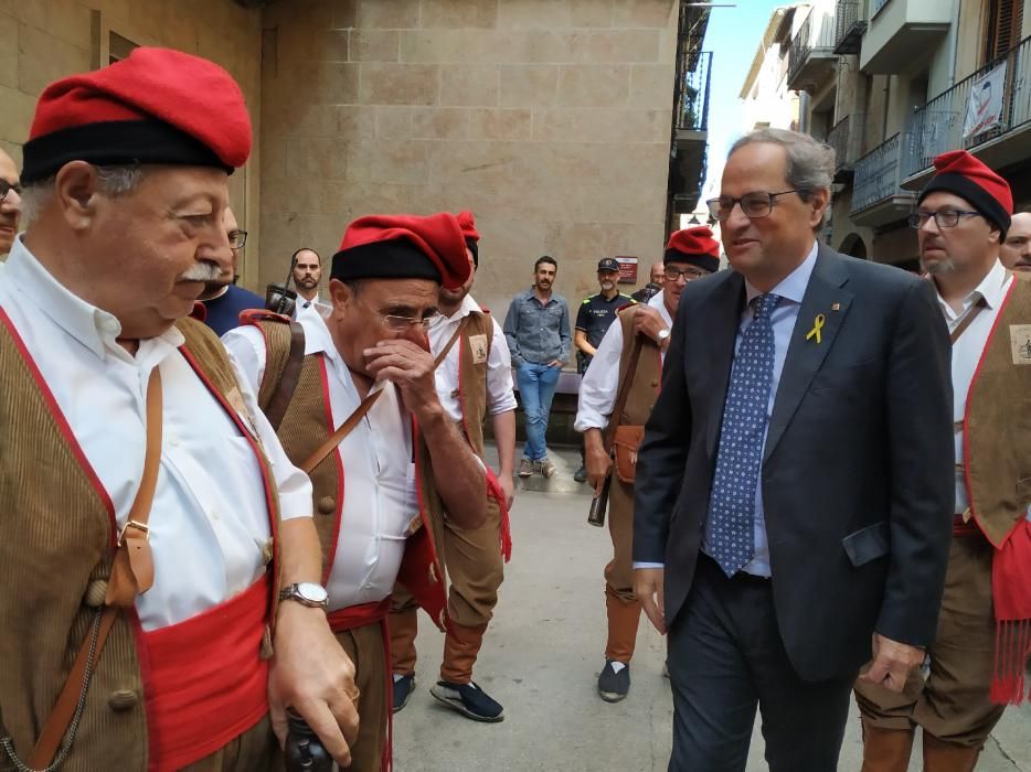 Quim Torra visita la Festa Major de Solsona