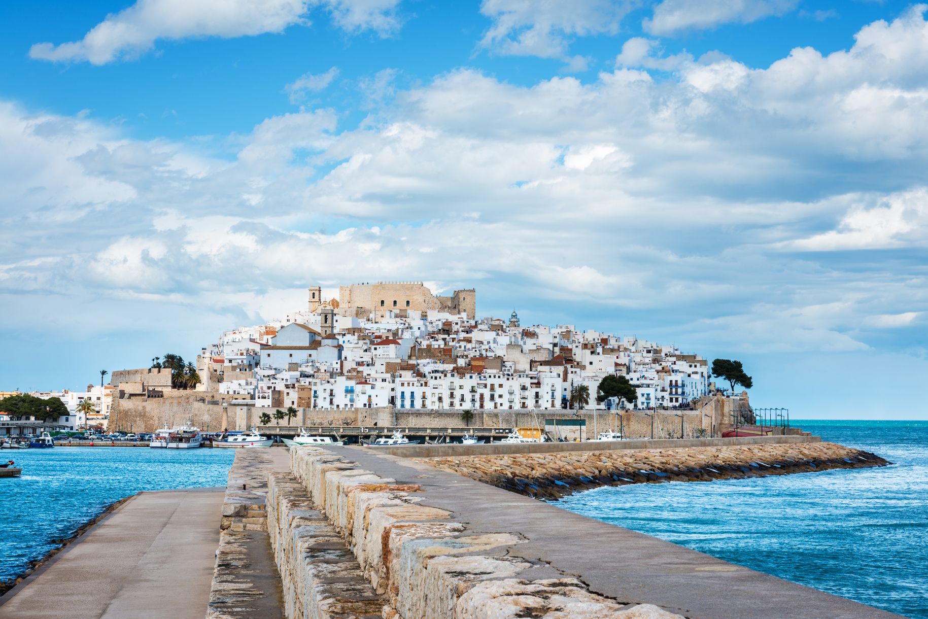 Panorámica del castillo de Peñíscola