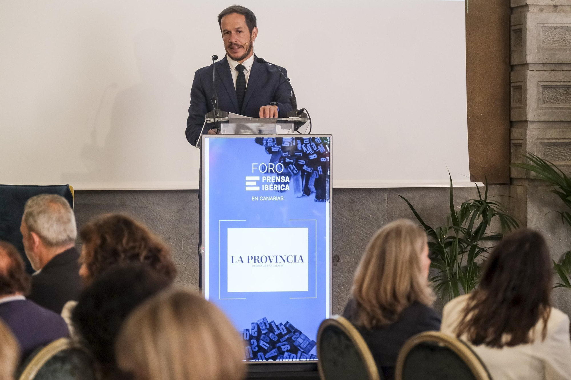 Foro Cambio Climático, con la presencia del consejero de Transición Ecológica del Gobierno de Canarias, Mariano Hernández Zapata. 