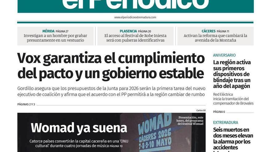 Consulta la portada correspondiente al día 28 de abril  de 2026