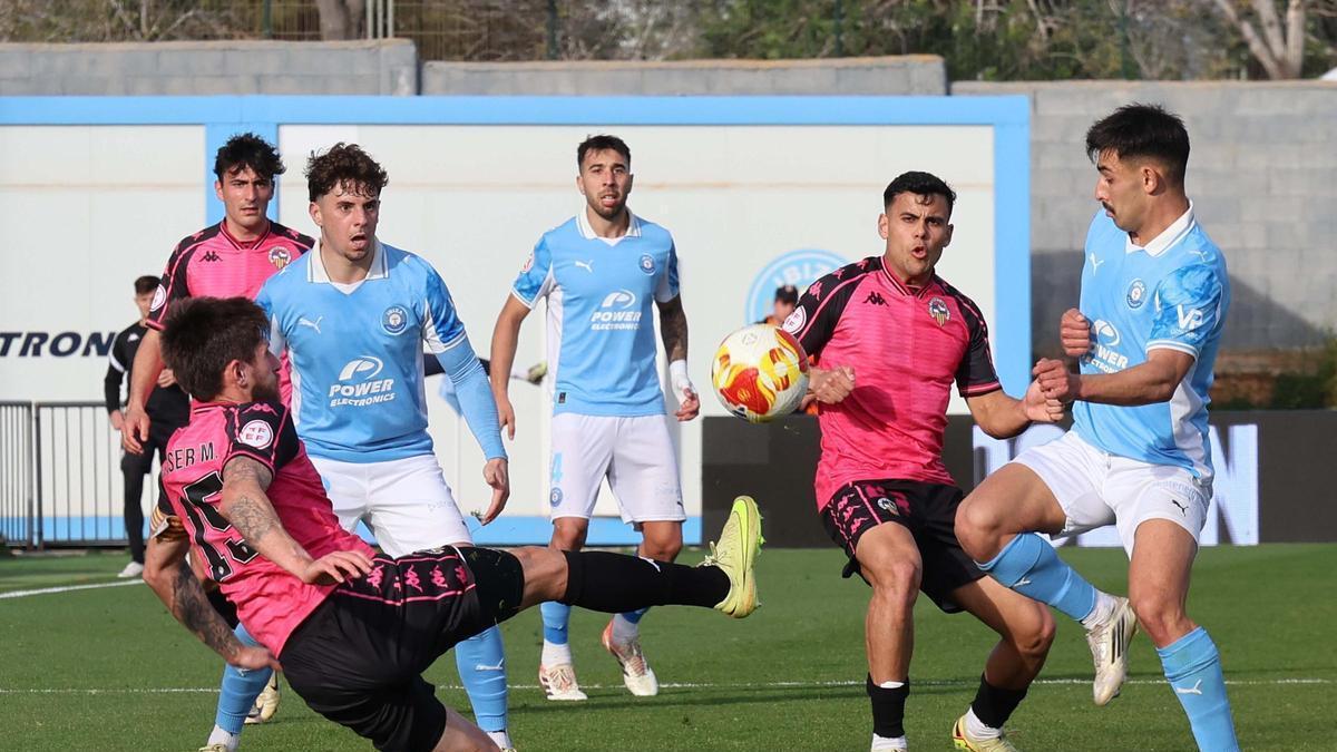 Partido entre la Ud Ibiza y el Sabadell