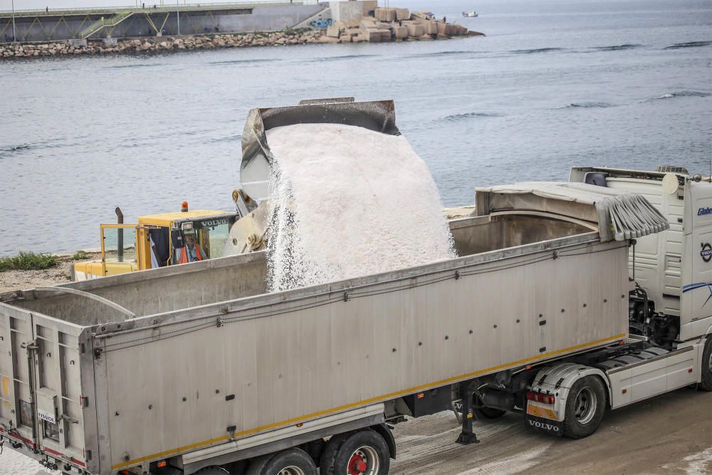 La salinera de Torrevieja garantiza la demanda de sus clientes con sal tunecina