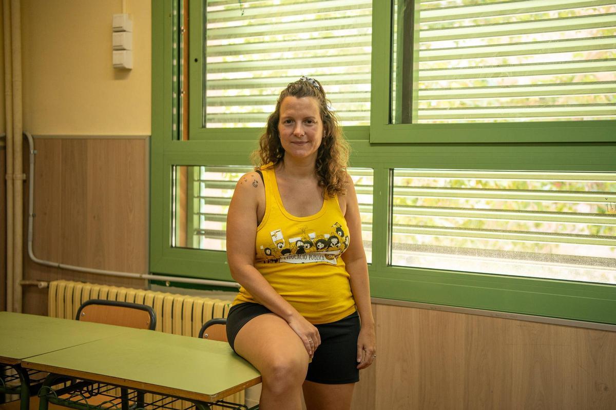 Alba Ferran, miembro del secretariado nacional del sindicato Ustec.