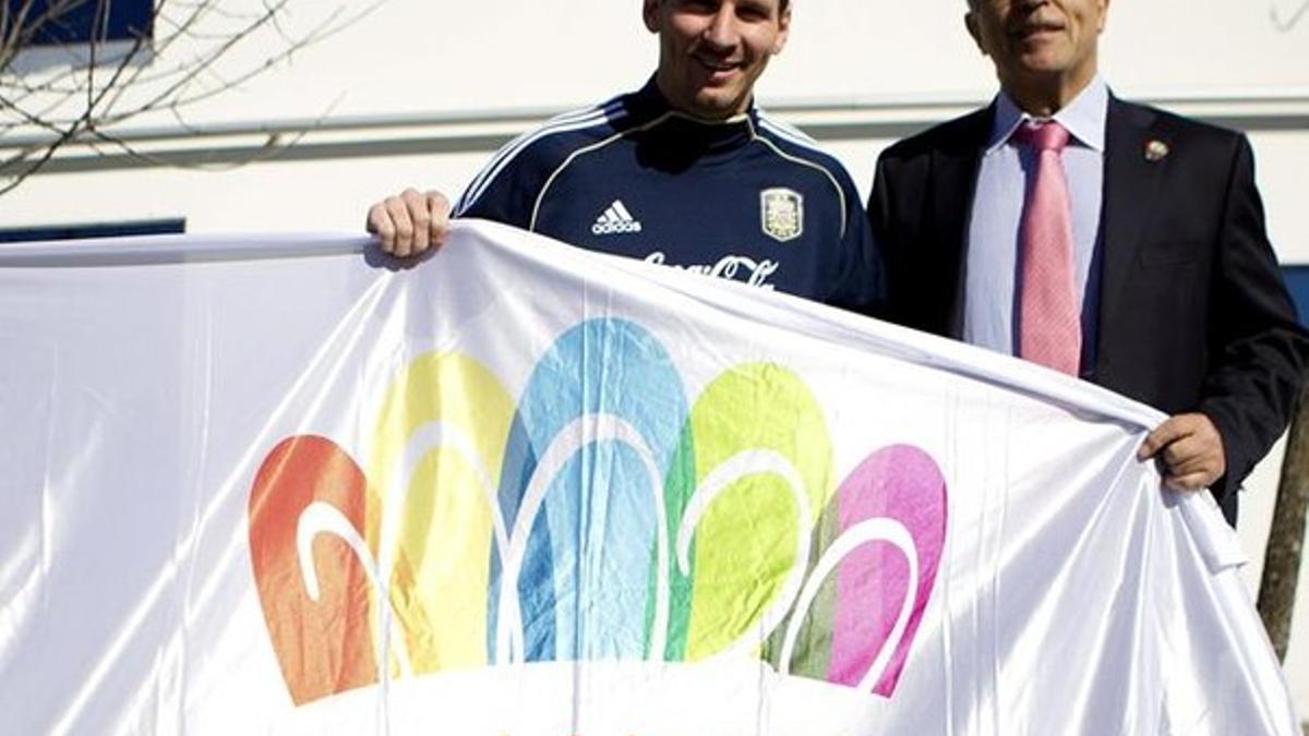 Messi y Blanco, en Buenos Aires.