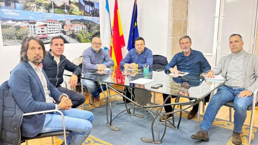 Imagen de la reunión de ayer en Caldas.
