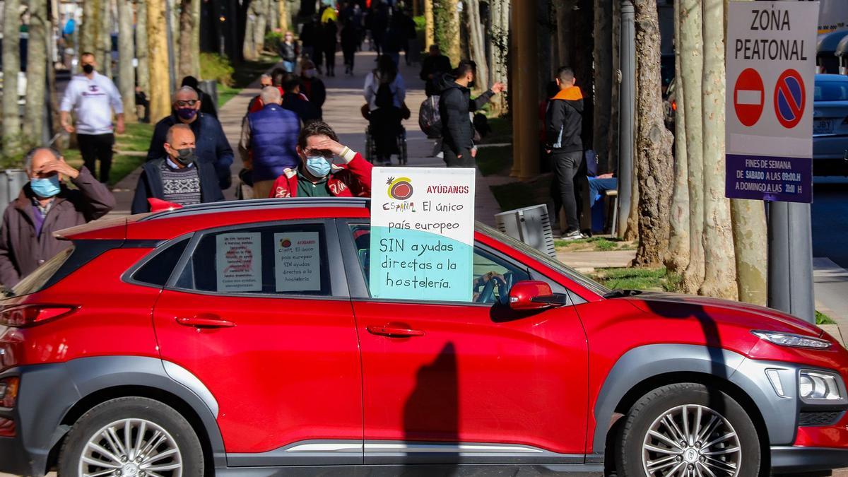 protesta de los hosteleros