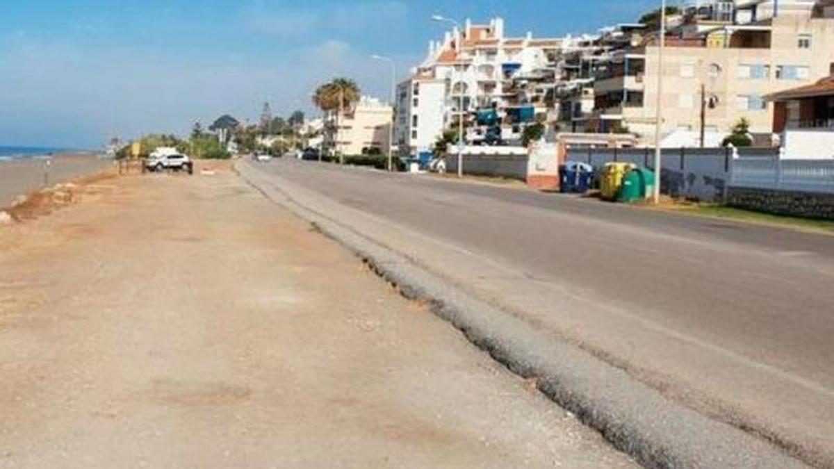 La obras de la Senda Litoral en Chilches comenzarán en abril.