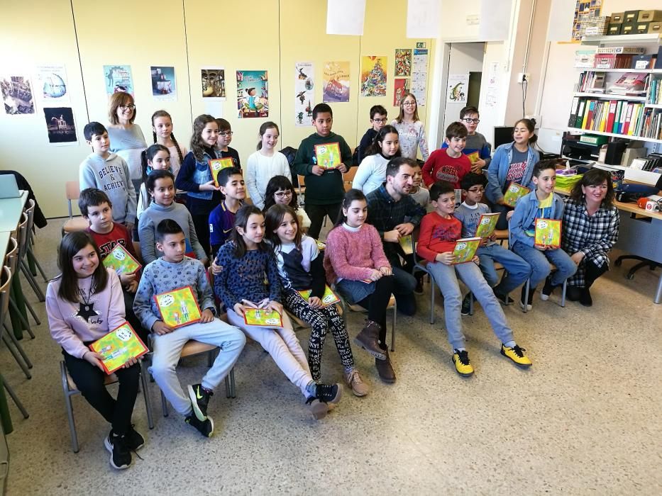 Alumnes de l'escola Puigberenguer creen un conte sobre els refugiats