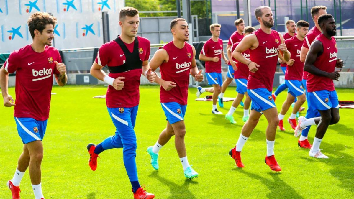 El primer entrenamiento de la temporada