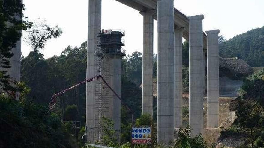 Las pilas para el segundo viaducto. // Gonzalo Núñez