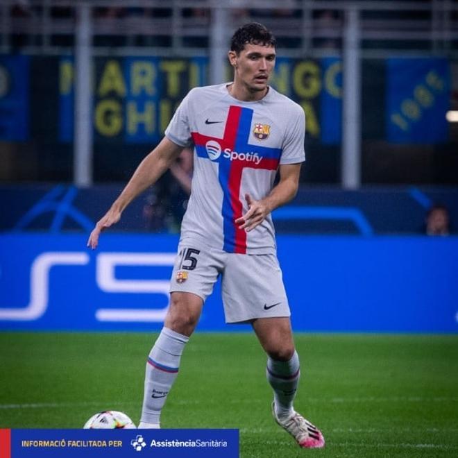 El jugador del primer equipo Andreas Christensen sufre un esguince del ligamento externo del tobillo izquierdo. Mañana se le realizarán más pruebas para saber el alcance exacto de la lesión.