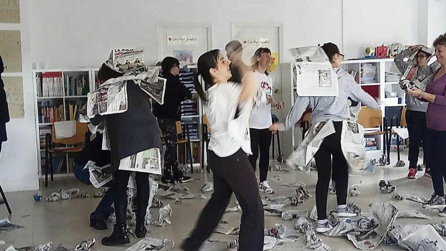 Algunos miembros de la Red de Voluntariado, durante una de las actividades.