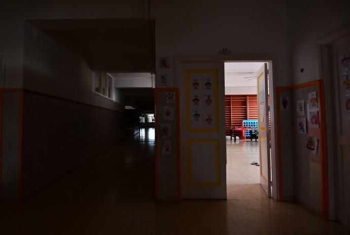 05/04/2019 TELDE.  Concentración de padres y madres por el mal estado del CEIP Principe de Asturias. Fotógrafa: YAIZA SOCORRO.  | 02/04/2019 | Fotógrafo: Yaiza Socorro