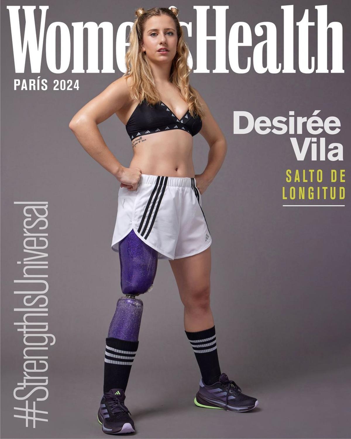 Desirée Vila en la portada del Women´s Health