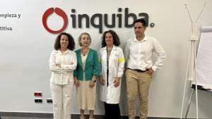 Visita de María Mercedes Vaquera, Consejera de Educación, Ciencia y Formación Profesional, a la industria química INQUIBA (Guareña)