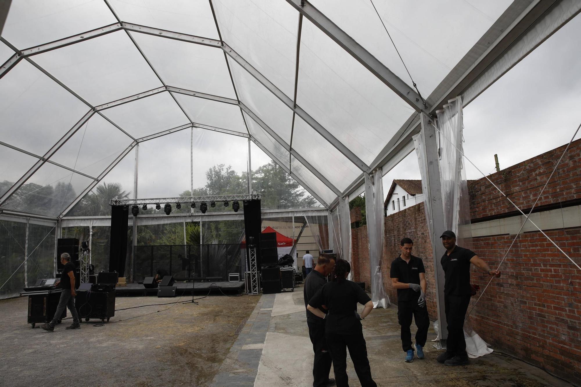 El grupo gijonés "Plana Mayor" abre los conciertos del Jardín Botánico (en imágenes)