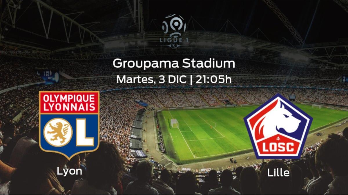 Jornada 16 de la Ligue 1: previa del duelo Olympique Lyon - OSC Lille