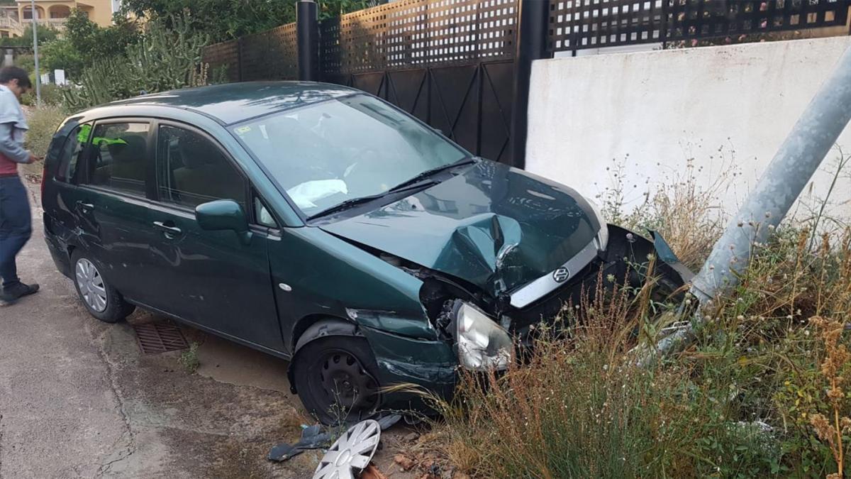 Dos accidentes un mismo día en la Vall por exceso de velocidad